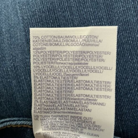 NYDJ Barbara Bootcut Blue Denim Lift Tuck High Rise Jeans - Picture 9 of 10